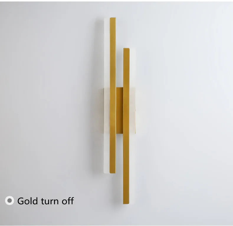 LED Wall Sconce — Copper Pipe & Acrylic Shade, Bedroom & Living Room