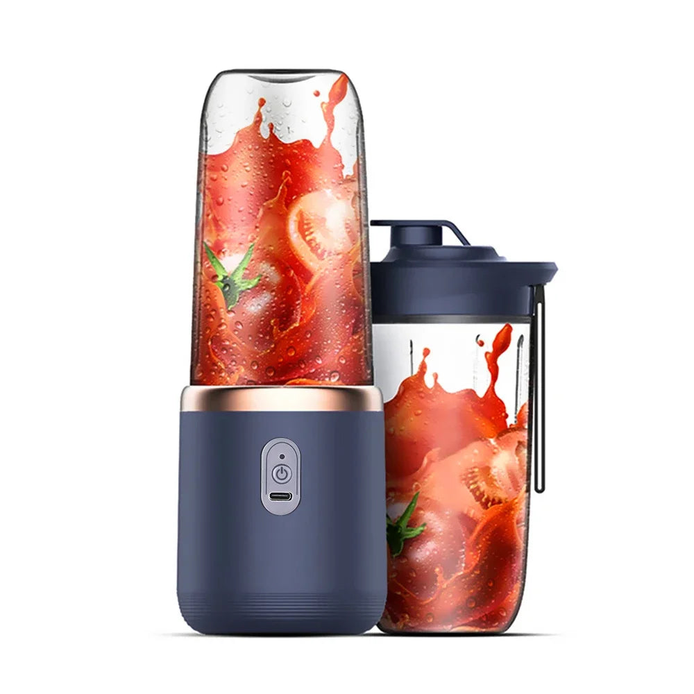 Portable Blender Juicer – 6 Blades, USB Charge, Travel