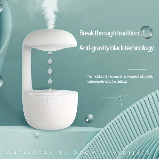 Anti-Gravity Water Droplet Humidifier with LED Night Light | 600ml