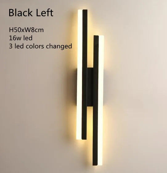 LED Wall Sconce — Copper Pipe & Acrylic Shade, Bedroom & Living Room