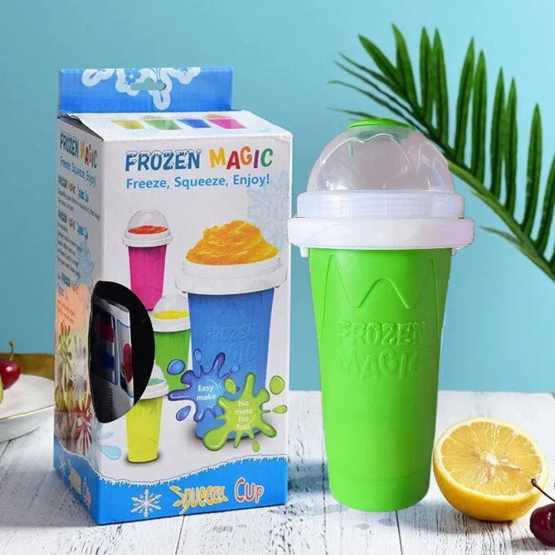 Magic Slushy Maker Cup | Squeeze & Freeze Slushie Maker