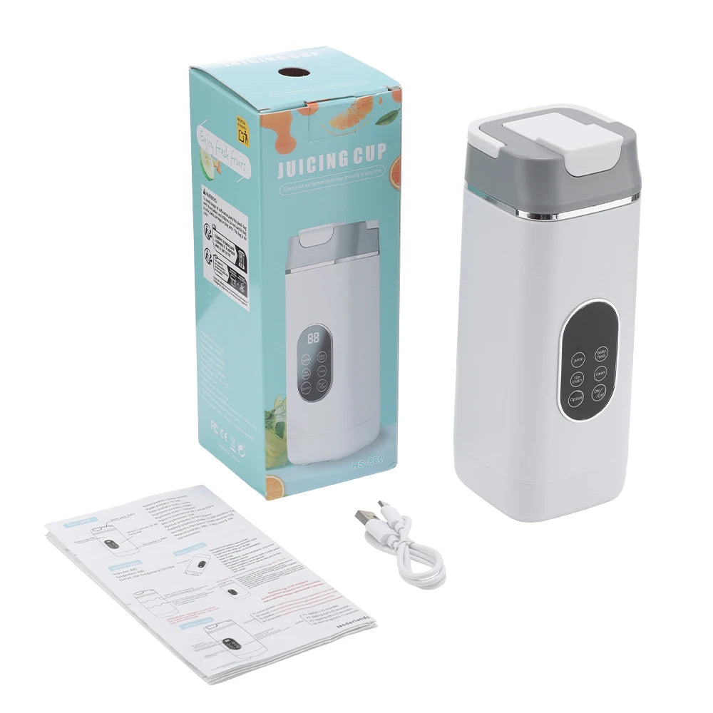 Portable Blender Juicer – 6 Blades, USB Charge, Travel