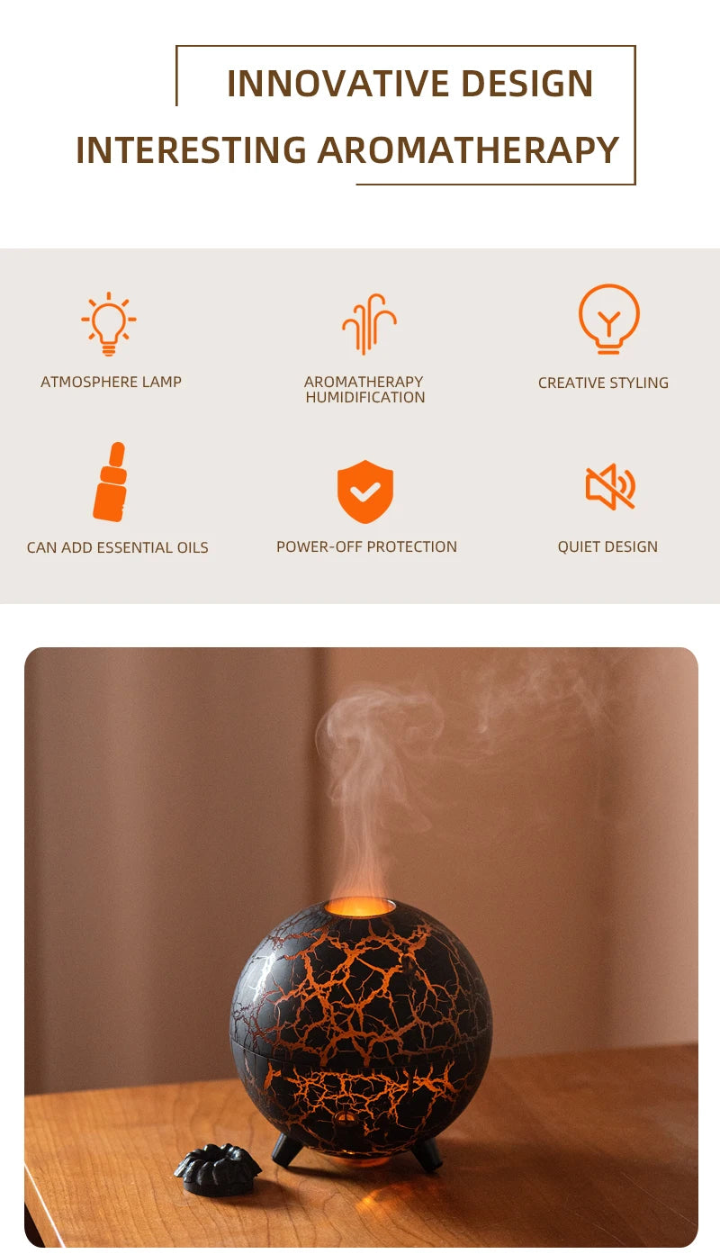 Planet Humidifier 200ml – USB Ultrasonic Aroma Diffuser