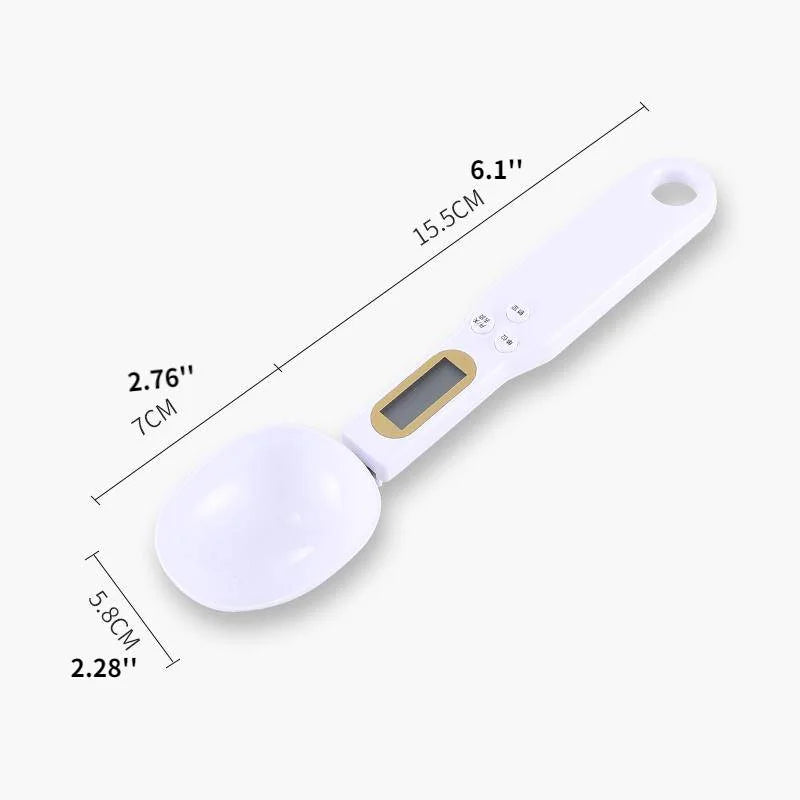 Digital Measuring Spoon Scale – Precise Kitchen Tool for Coffee, Sugar & Spices