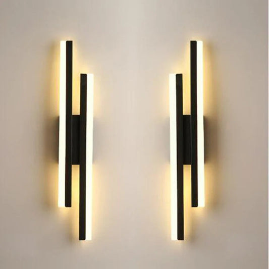 LED Wall Sconce — Copper Pipe & Acrylic Shade, Bedroom & Living Room