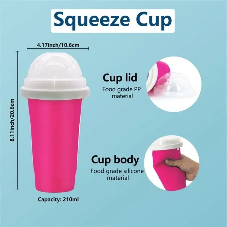 Magic Slushy Maker Cup | Squeeze & Freeze Slushie Maker
