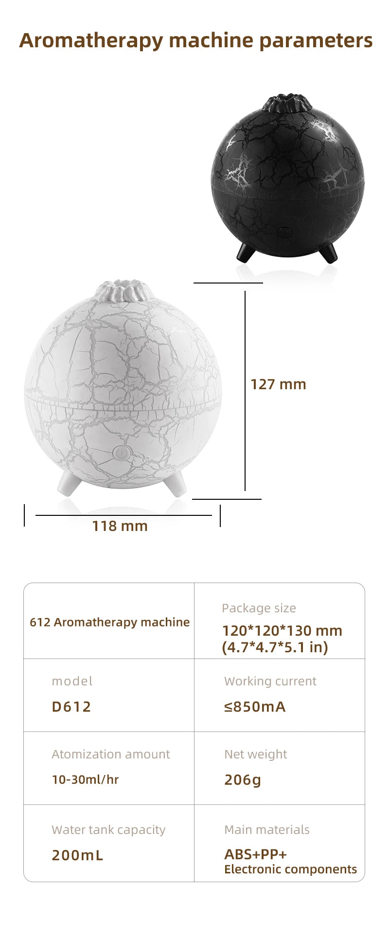 Planet Humidifier 200ml – USB Ultrasonic Aroma Diffuser
