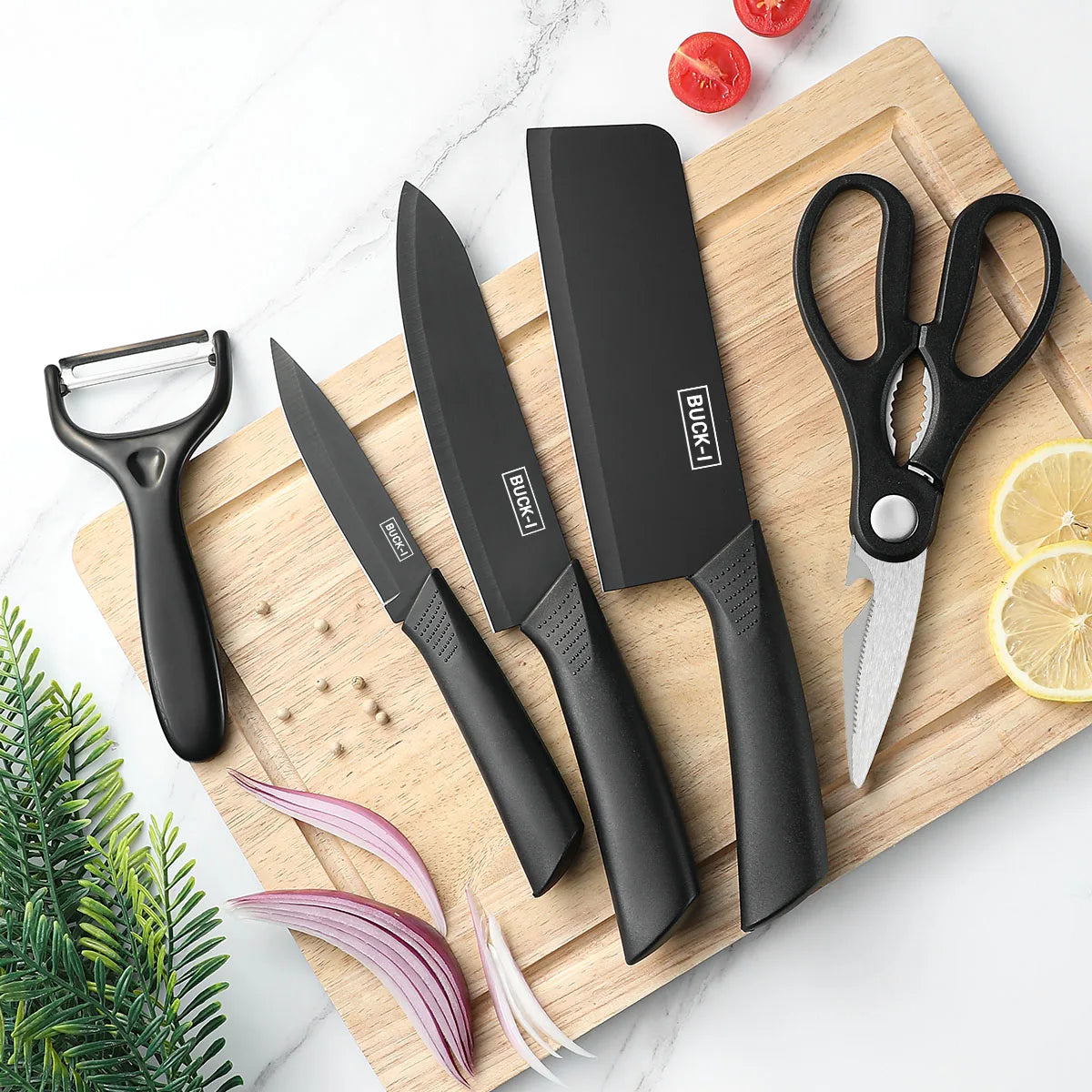 Professional Kitchen Knife Set — 3/5pcs High-Grade Stainless Steel
