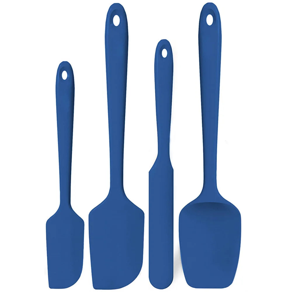 Silicone Spatula Set — Heat-Resistant 600°F, Non-Slip Handle