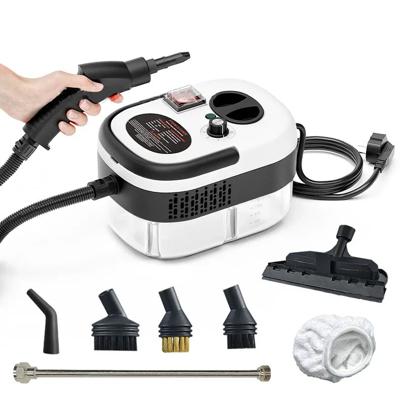 Handheld Steam Cleaner 2500W – Kitchen, Car & Floor