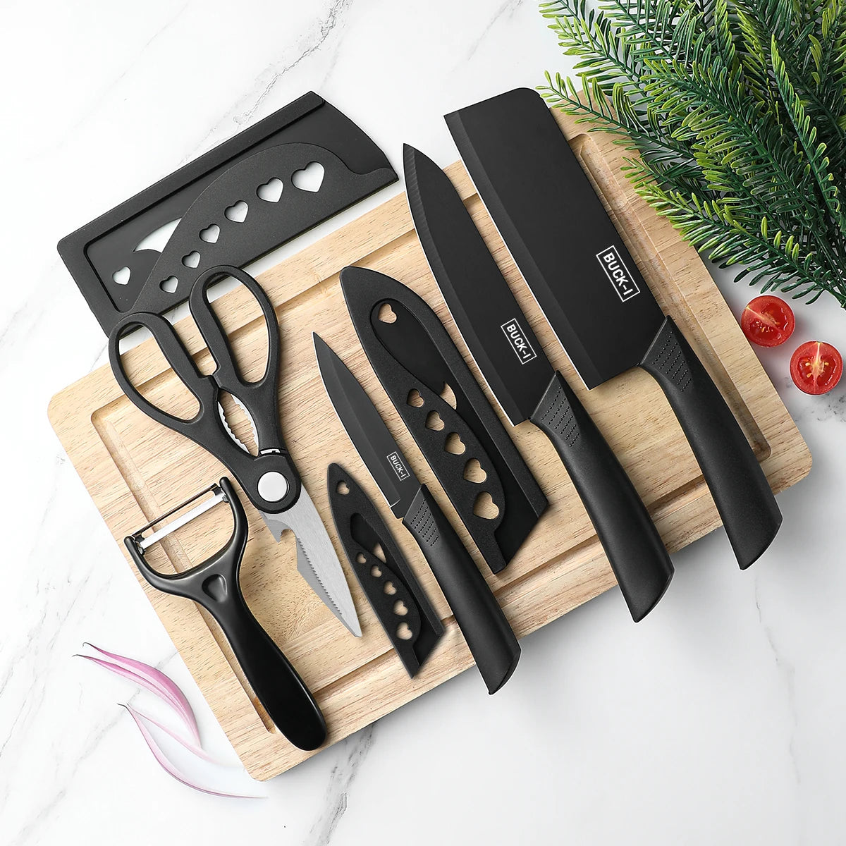 Professional Kitchen Knife Set — 3/5pcs High-Grade Stainless Steel