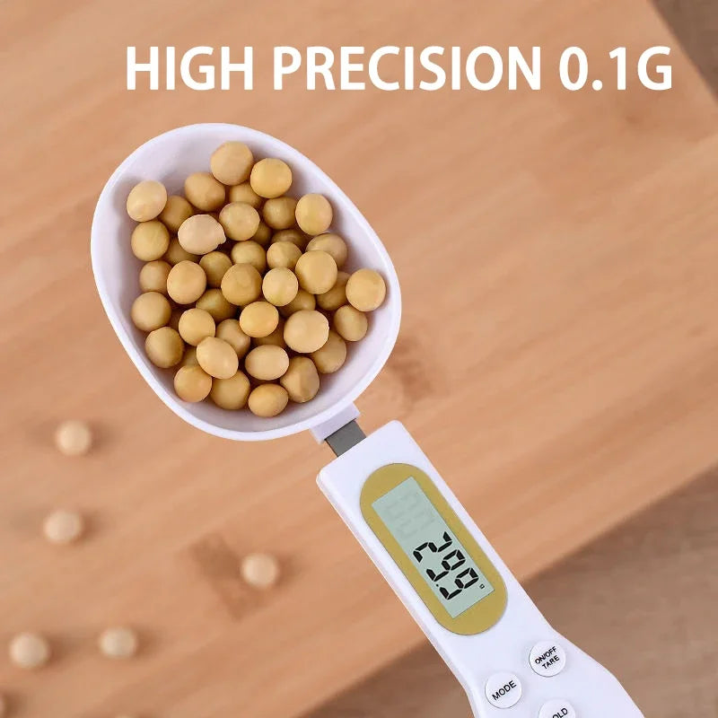 Digital Measuring Spoon Scale – Precise Kitchen Tool for Coffee, Sugar & Spices