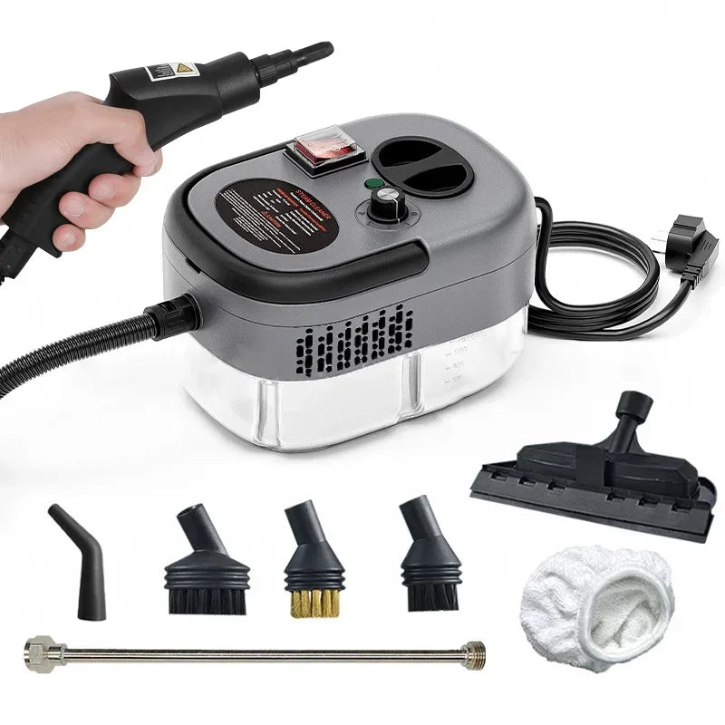 Handheld Steam Cleaner 2500W – Kitchen, Car & Floor