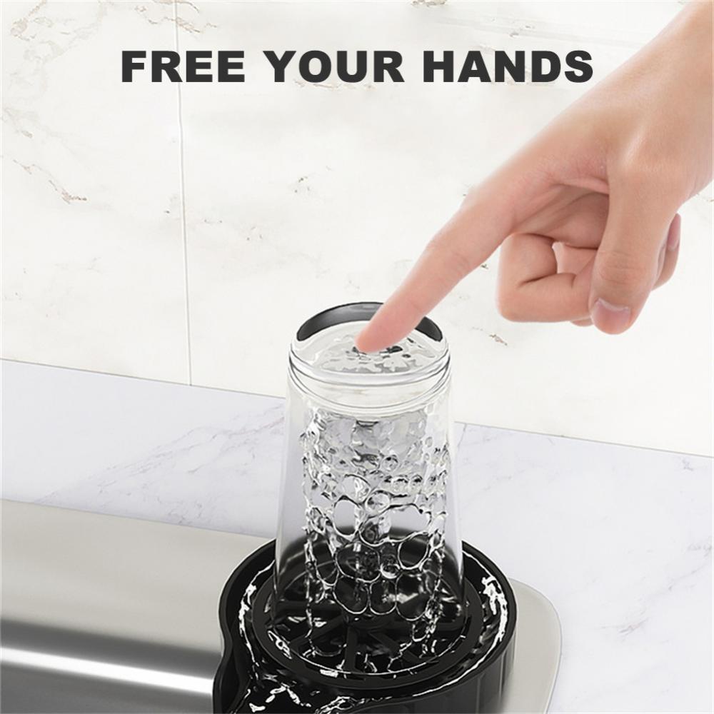 High Pressure Glass Rinser for Sink – Automatic Cup Washer for Bar & Kitchen
