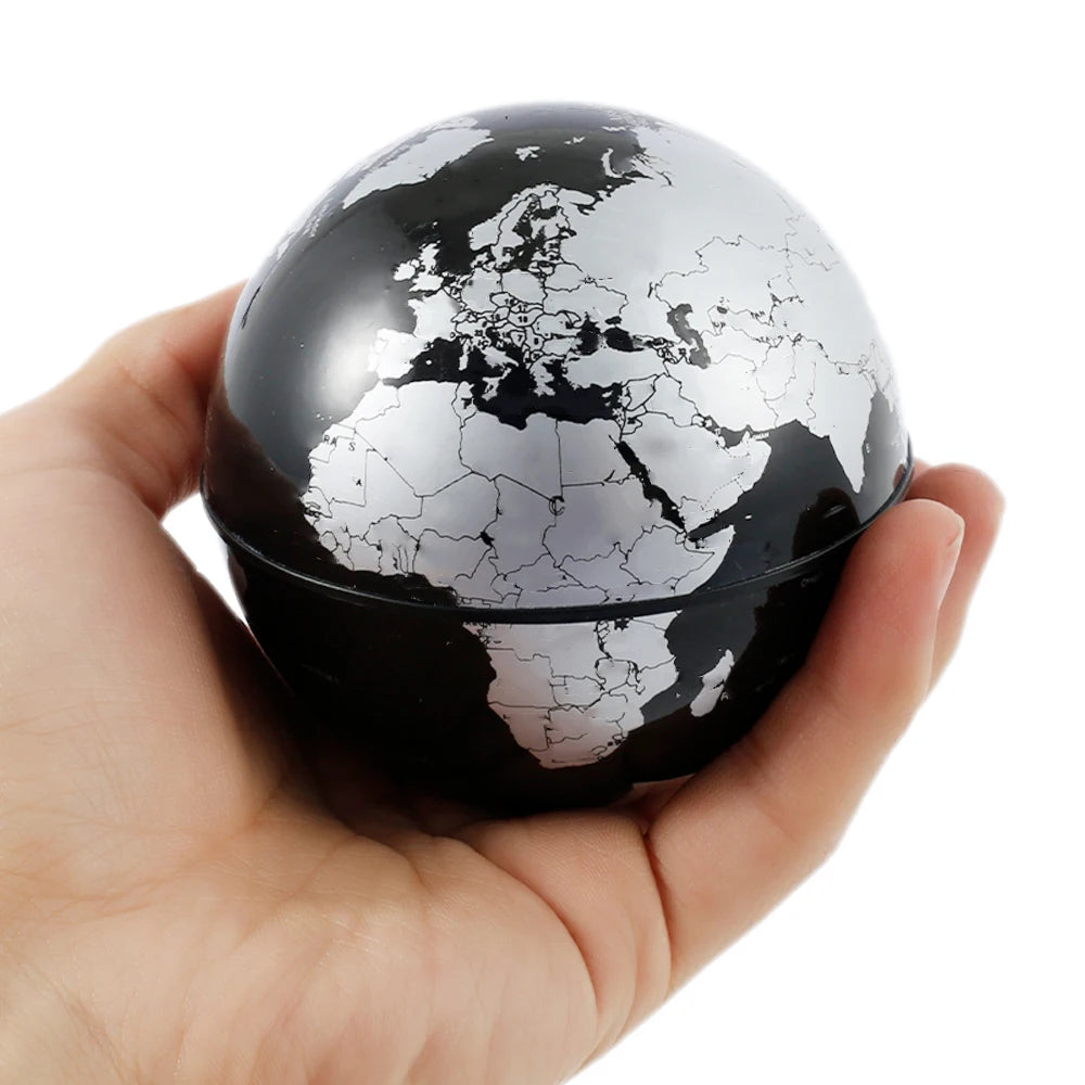 Levitating Globe Lamp – Magnetic Floating World Map with LED Light