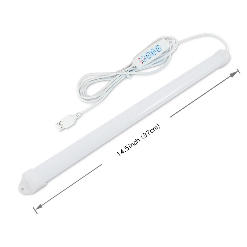 LED Under Cabinet Light — USB Dimmable, 3 Colors, Magnetic Mount