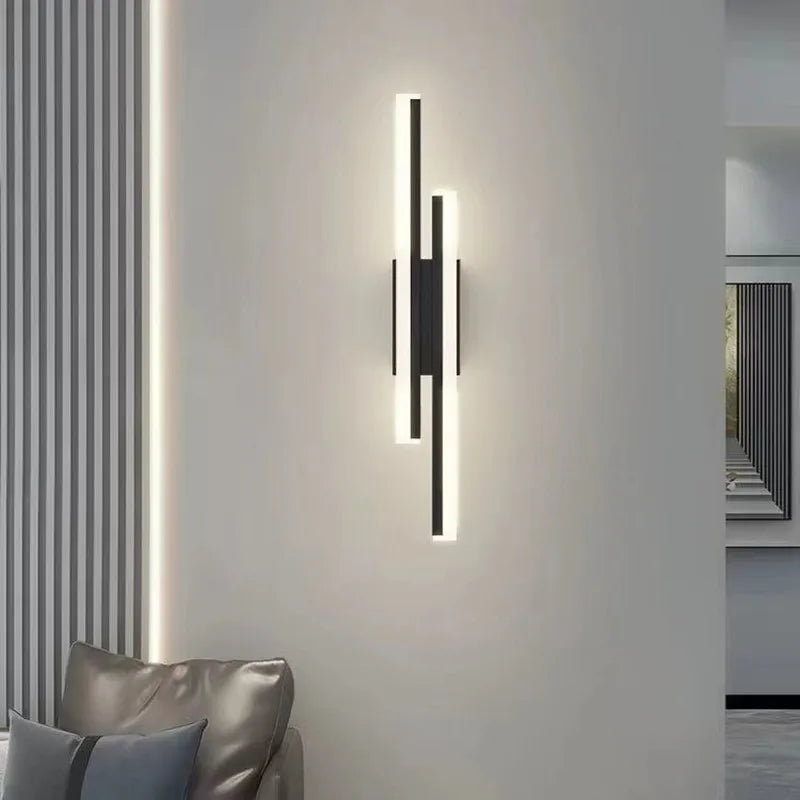 LED Wall Sconce — Copper Pipe & Acrylic Shade, Bedroom & Living Room