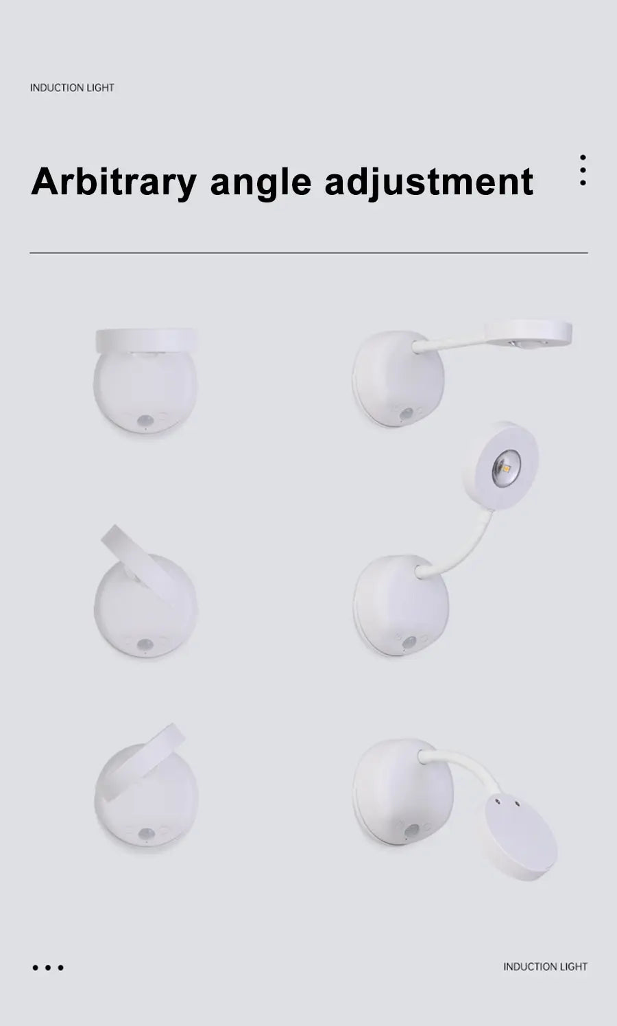 Motion Sensor Wall Lamp — USB LED, Wireless, Kitchen & Bedroom