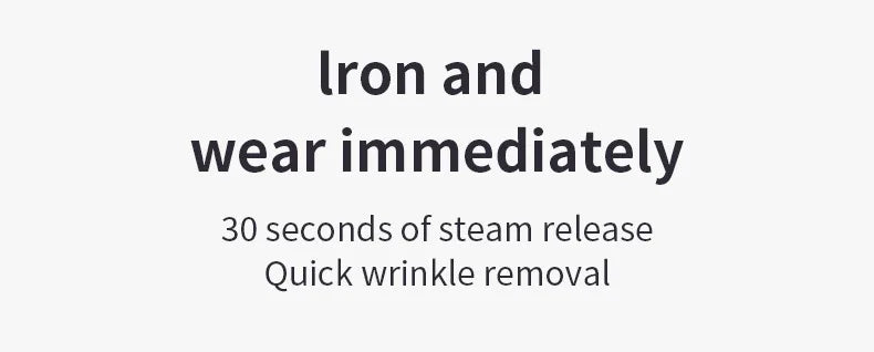 Handheld Steam Iron – 1800W, Touch Screen, Fast Heat-Up