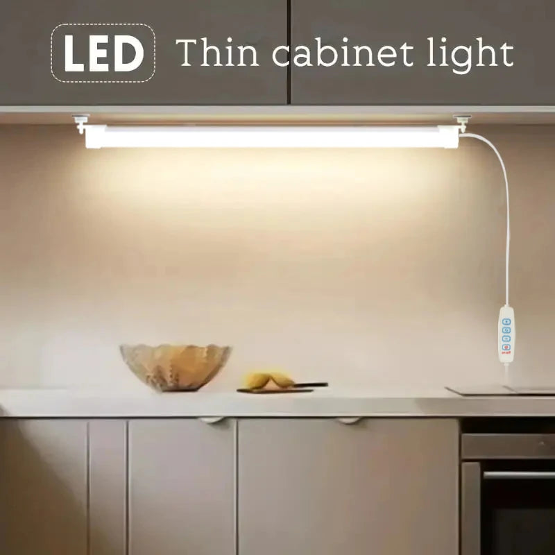 LED Under Cabinet Light — USB Dimmable, 3 Colors, Magnetic Mount