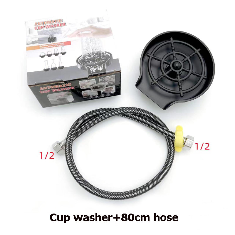 High Pressure Glass Rinser for Sink – Automatic Cup Washer for Bar & Kitchen