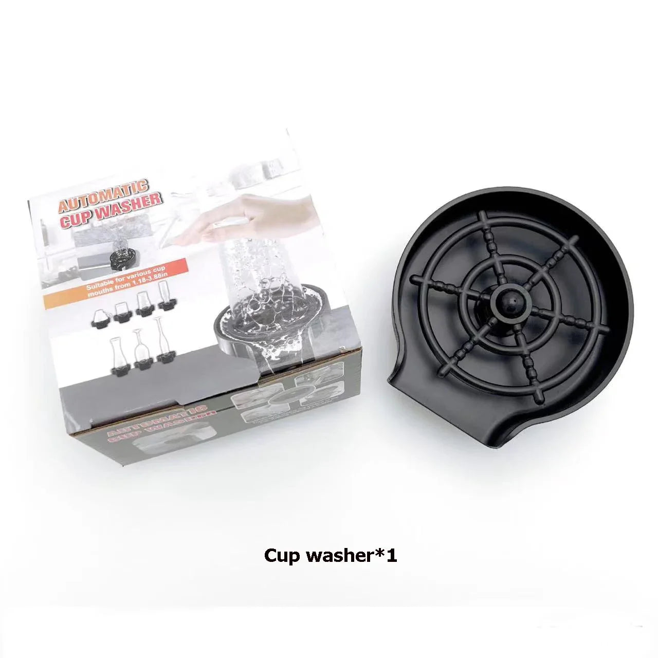 High Pressure Glass Rinser for Sink – Automatic Cup Washer for Bar & Kitchen