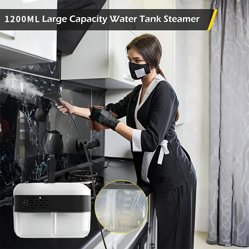 Handheld Steam Cleaner 2500W – Kitchen, Car & Floor