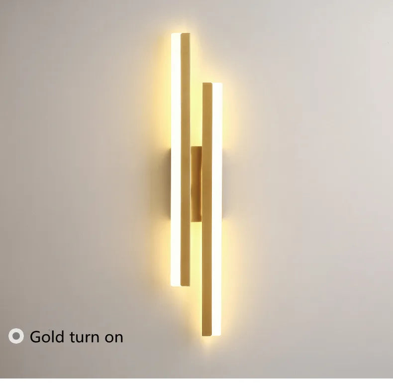 LED Wall Sconce — Copper Pipe & Acrylic Shade, Bedroom & Living Room