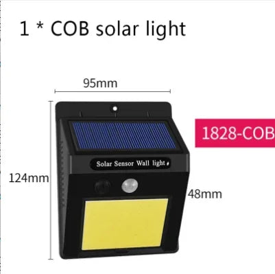 Solar Garden & Porch Light — 20-40 LED, 3 Modes, Motion Sensor, Waterproof
