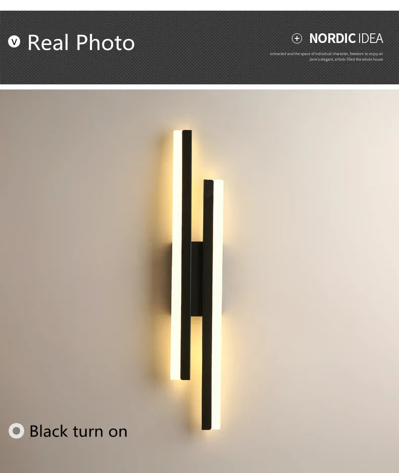 LED Wall Sconce — Copper Pipe & Acrylic Shade, Bedroom & Living Room