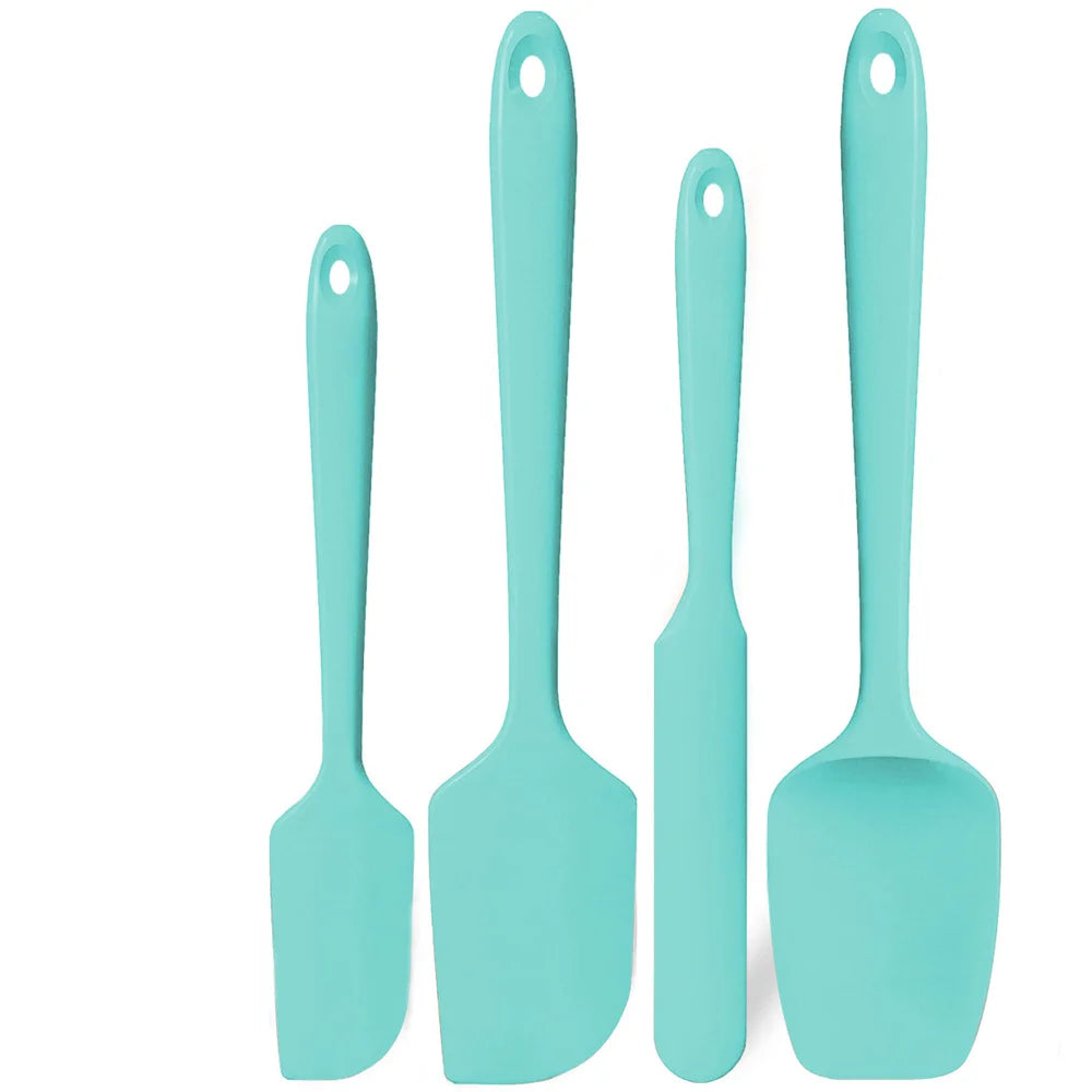 Silicone Spatula Set — Heat-Resistant 600°F, Non-Slip Handle