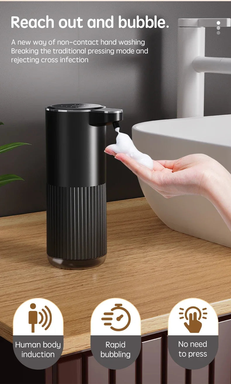 Touchless Automatic Soap Dispenser 350ml | 4-Level Foam & Gel