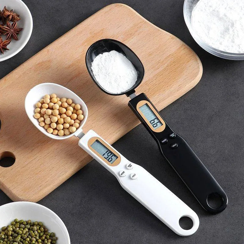 Digital Measuring Spoon Scale – Precise Kitchen Tool for Coffee, Sugar & Spices