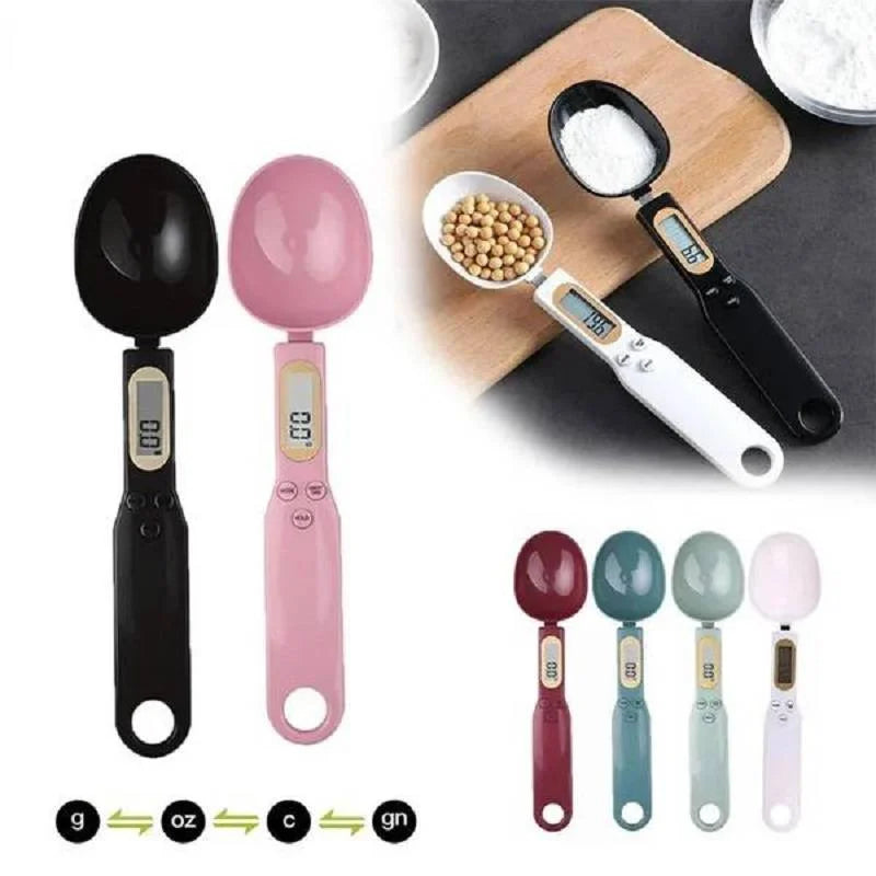 Digital Measuring Spoon Scale – Precise Kitchen Tool for Coffee, Sugar & Spices