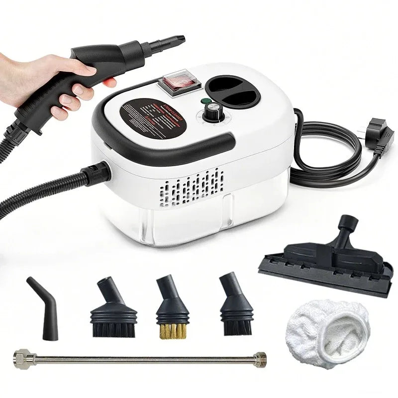 Handheld Steam Cleaner 2500W – Kitchen, Car & Floor