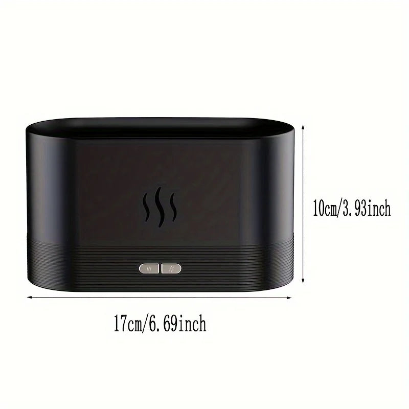Flame Simulation Humidifier | LED Night Light, 130ml