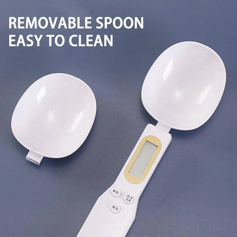 Digital Measuring Spoon Scale – Precise Kitchen Tool for Coffee, Sugar & Spices