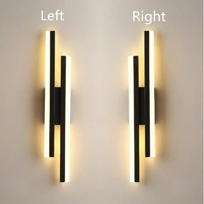 LED Wall Sconce — Copper Pipe & Acrylic Shade, Bedroom & Living Room